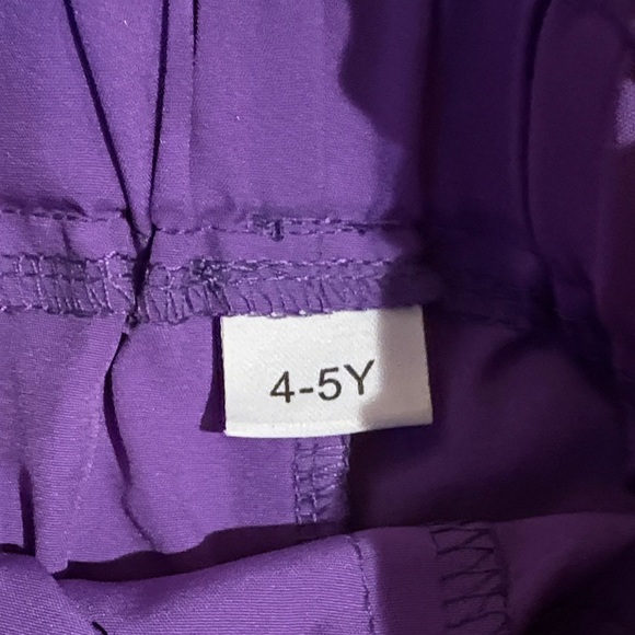 Purple Floral Striped Kids Set​​ - Picture 7 of 7